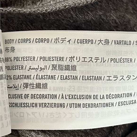 Hollister Gray Square-Neck Crop Top - Picture 6 of 9